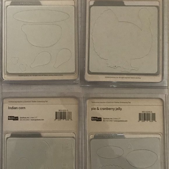 Quickutz We R Memory Keepers 4x4 Thanksgiving dies bundle - Picture 2 of 10